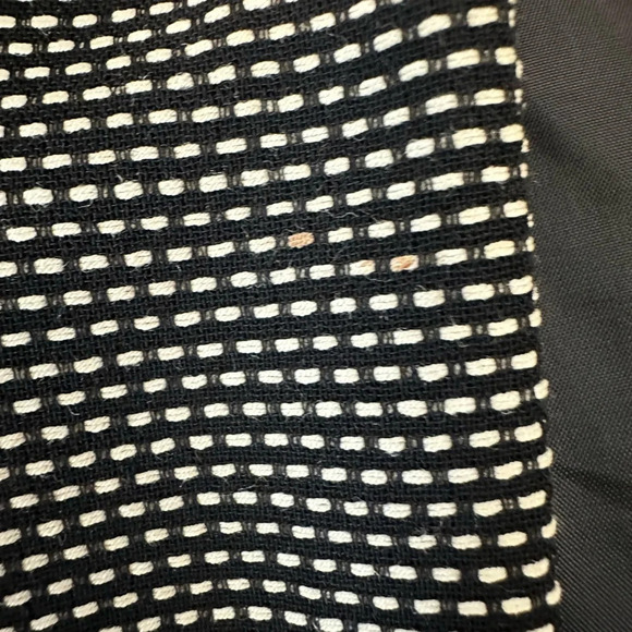 Vintage 80s Jaeger Boyfriend Blazer Black and White Wool Blend 6 - Picture 9 of 9